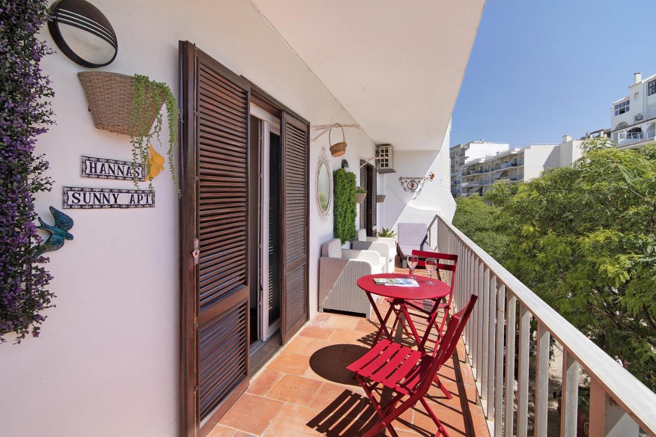 Hanna'S Sunny Apartment Albufeira Eksteriør billede